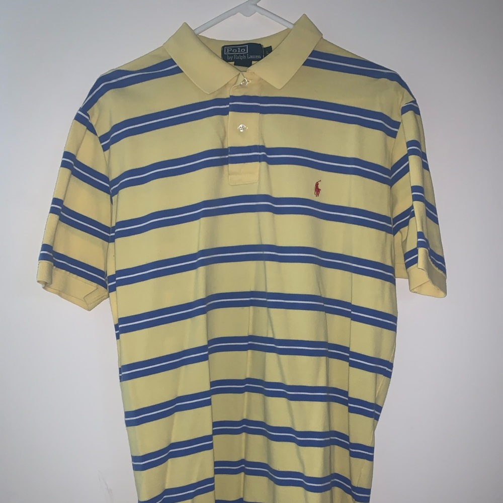 Stripped Polo Golf Shirt